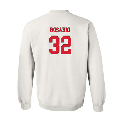 NC State - NCAA Men's Soccer : Gianni Rosario - Replica Shersey Crewneck Sweatshirt-1