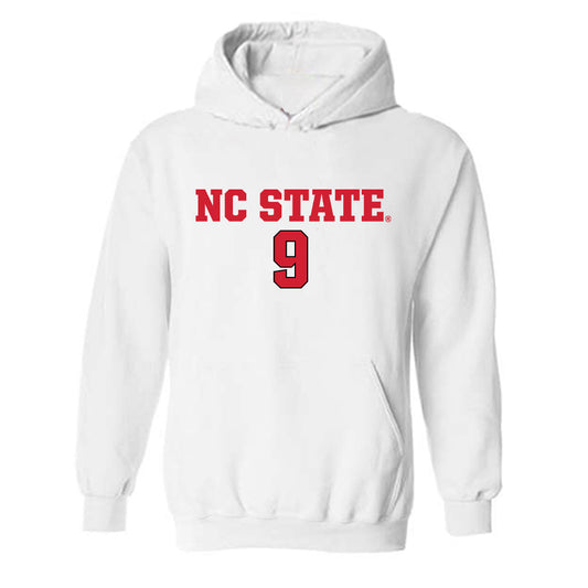 NC State - NCAA Men's Soccer : Tom Wingate - Replica Shersey Hooded Sweatshirt-0