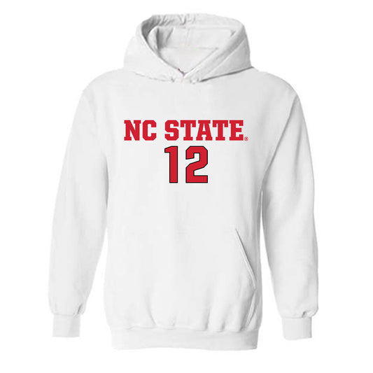 NC State - NCAA Men's Soccer : Tyler Caton - Replica Shersey Hooded Sweatshirt-0