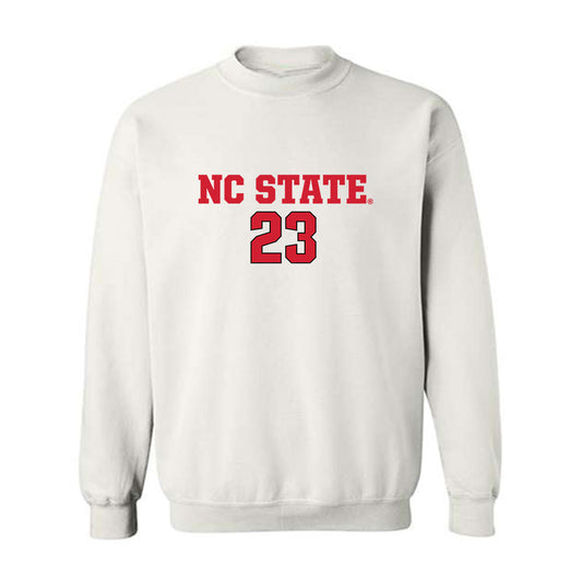 NC State - NCAA Men's Soccer : Austin Bush - Replica Shersey Crewneck Sweatshirt-0