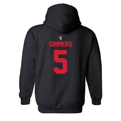 NC State - NCAA Softball : Kendall Simmers - Replica Shersey Hooded Sweatshirt