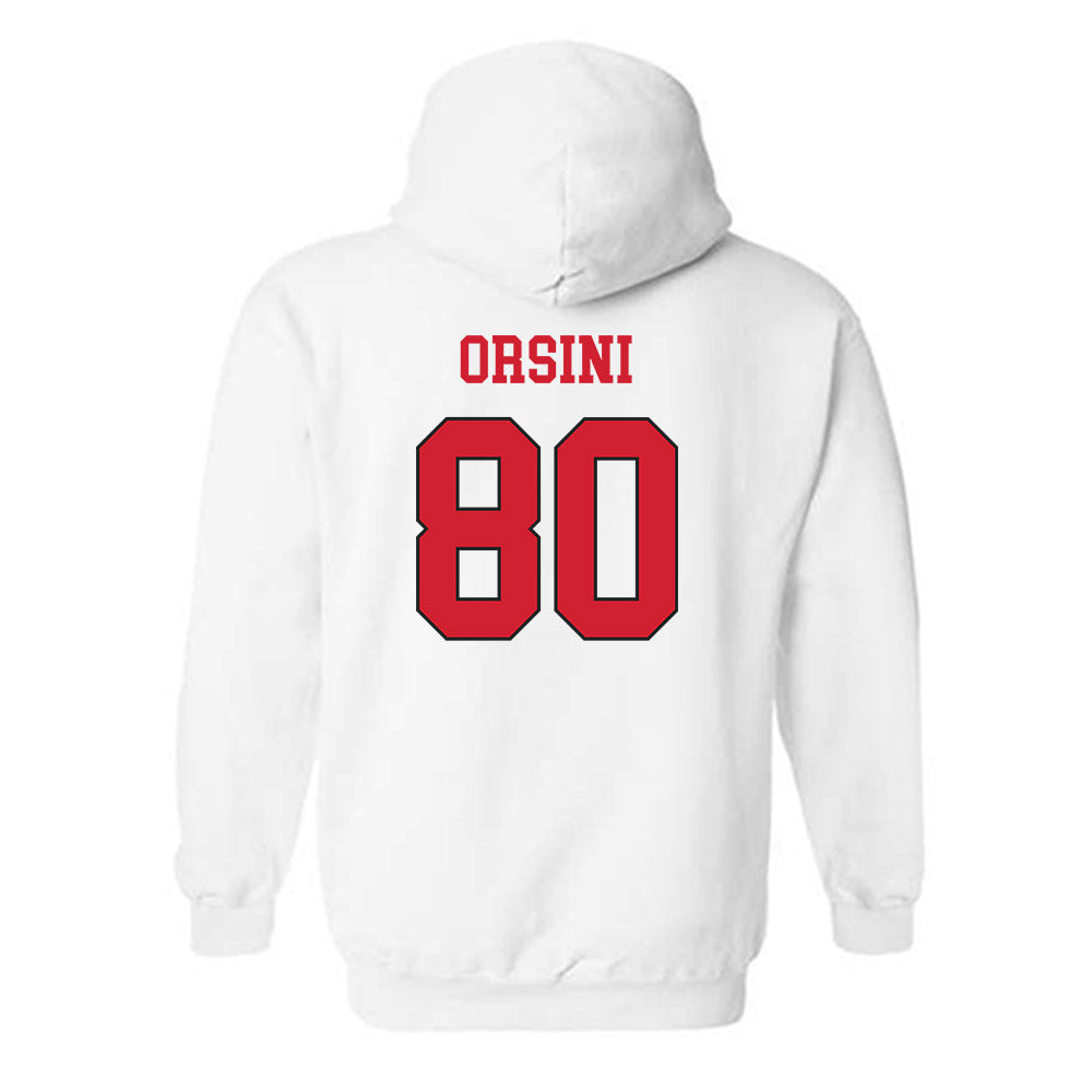 NC State - NCAA Softball : Charli Orsini - Replica Shersey Hooded Sweatshirt-1