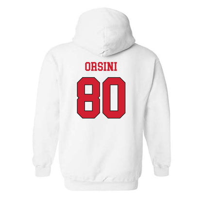 NC State - NCAA Softball : Charli Orsini - Replica Shersey Hooded Sweatshirt-1
