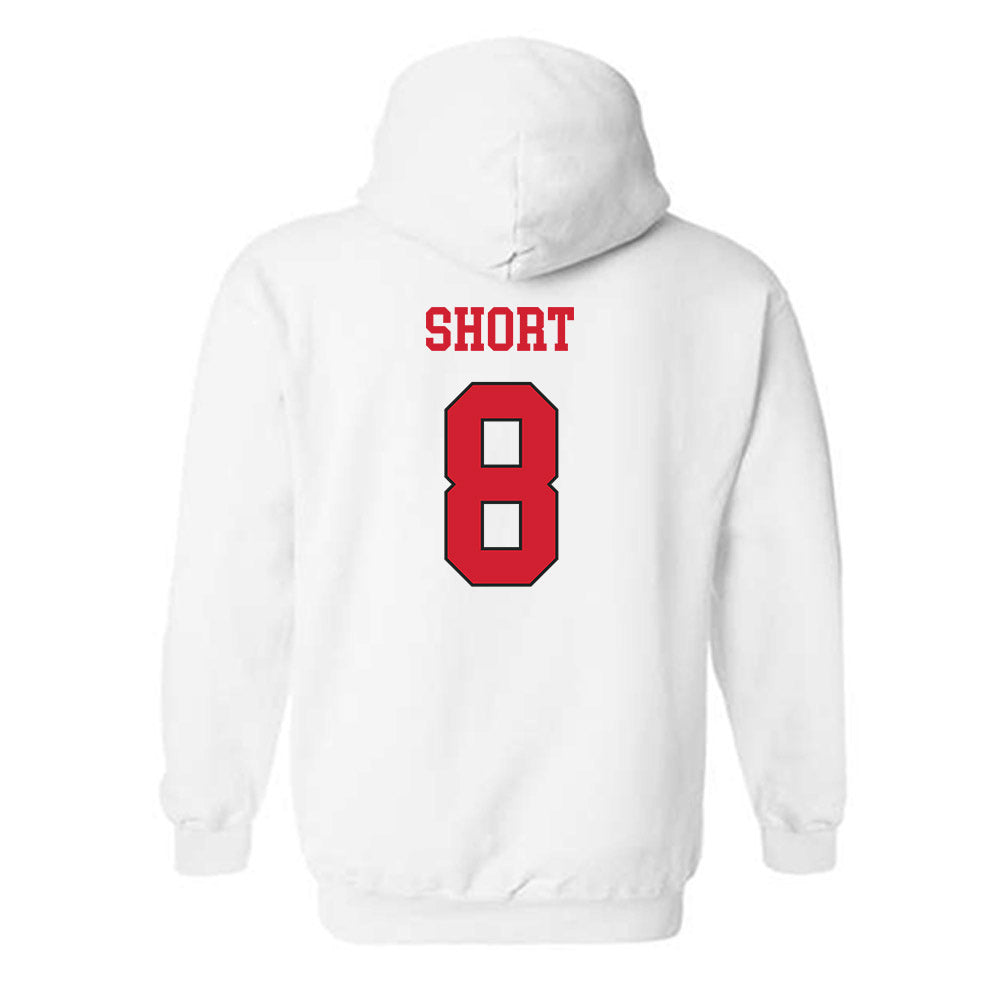 NC State - NCAA Softball : Carly Short - Replica Shersey Hooded Sweatshirt-1