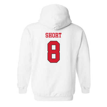 NC State - NCAA Softball : Carly Short - Replica Shersey Hooded Sweatshirt-1