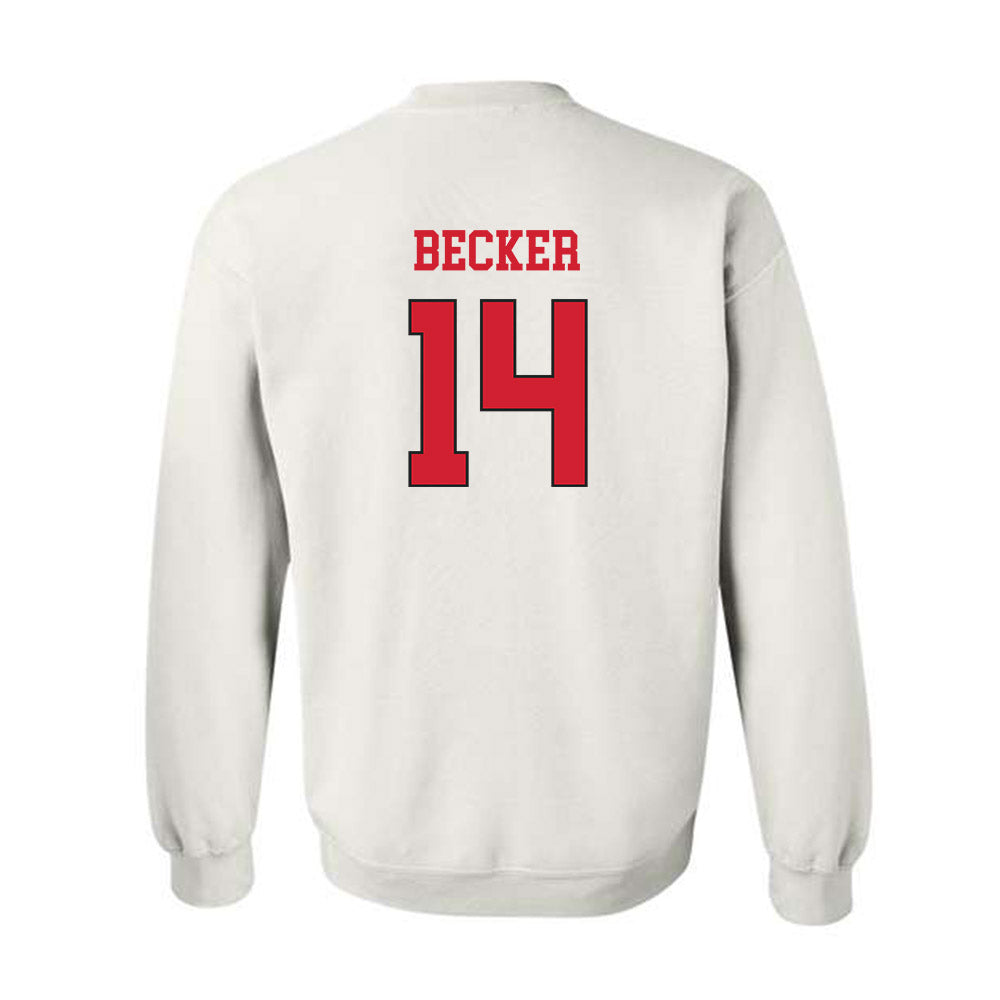 NC State - NCAA Softball : Kadie Becker - Replica Shersey Crewneck Sweatshirt-1