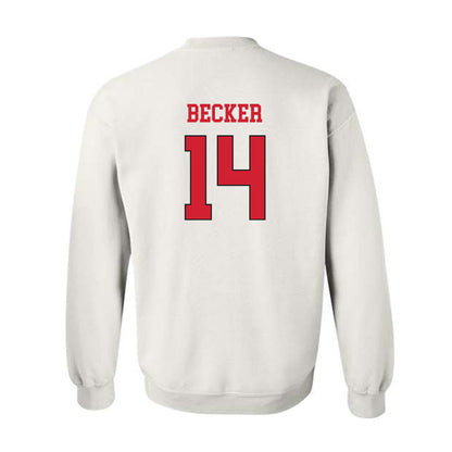 NC State - NCAA Softball : Kadie Becker - Replica Shersey Crewneck Sweatshirt-1