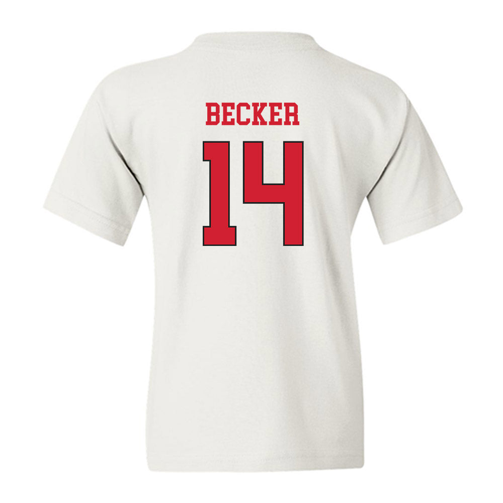 NC State - NCAA Softball : Kadie Becker - Replica Shersey Youth T-Shirt-1