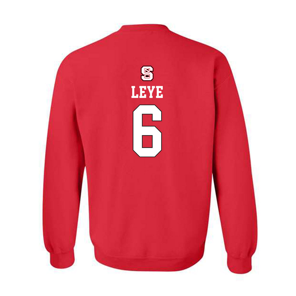 NC State - NCAA Women's Basketball : Ndeye Leye - Replica Shersey Crewneck Sweatshirt-1