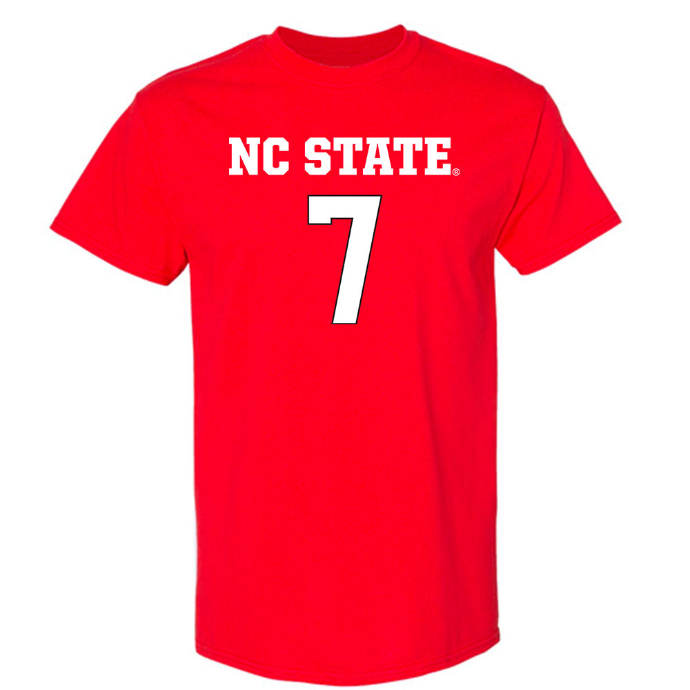 NC State - NCAA Women's Basketball : Kyshe Lunan - Replica Shersey T-Shirt-0