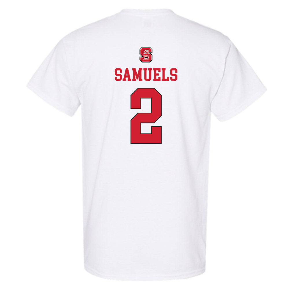 NC State - NCAA Women's Basketball : Qadence Samuels - Replica Shersey T-Shirt-1