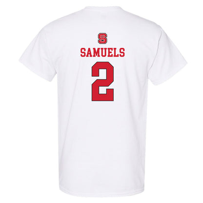 NC State - NCAA Women's Basketball : Qadence Samuels - Replica Shersey T-Shirt-1