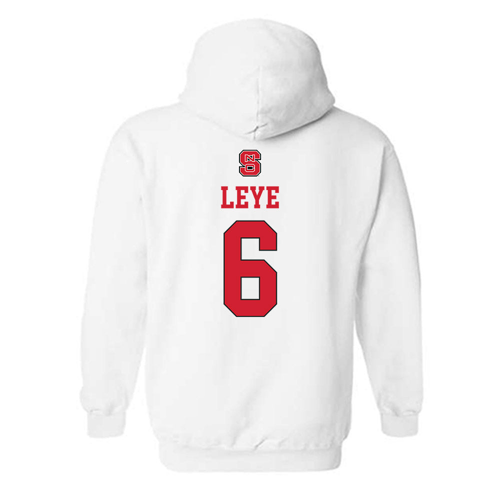 NC State - NCAA Women's Basketball : Ndeye Leye - Replica Shersey Hooded Sweatshirt-1