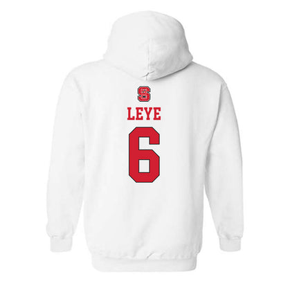 NC State - NCAA Women's Basketball : Ndeye Leye - Replica Shersey Hooded Sweatshirt-1