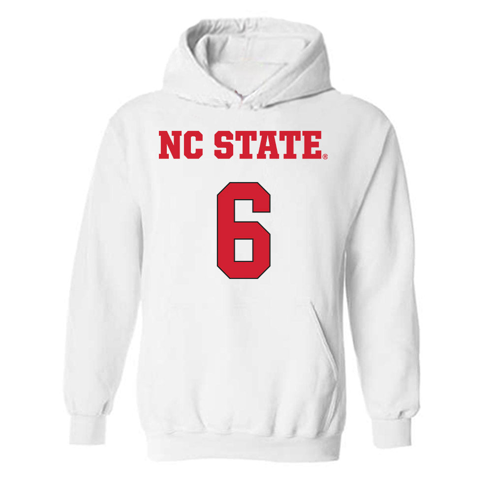 NC State - NCAA Women's Basketball : Ndeye Leye - Replica Shersey Hooded Sweatshirt-0