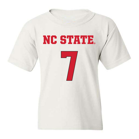 NC State - NCAA Women's Basketball : Kyshe Lunan - Replica Shersey Youth T-Shirt-0