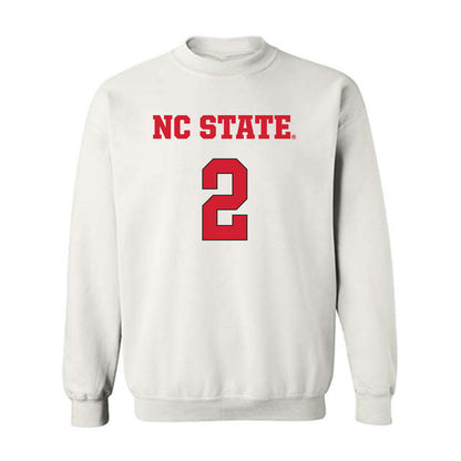 NC State - NCAA Women's Basketball : Qadence Samuels - Replica Shersey Crewneck Sweatshirt-0
