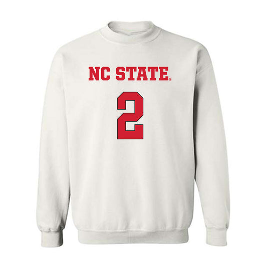 NC State - NCAA Women's Basketball : Qadence Samuels - Replica Shersey Crewneck Sweatshirt-0