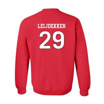 NC State - NCAA Women's Soccer : Fien Leijdekker - Replica Shersey Crewneck Sweatshirt-1