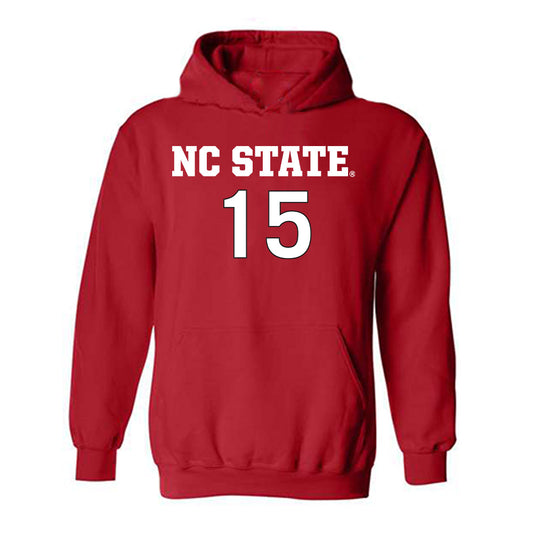 NC State - NCAA Women's Soccer : Daisy Duda - Replica Shersey Hooded Sweatshirt-0