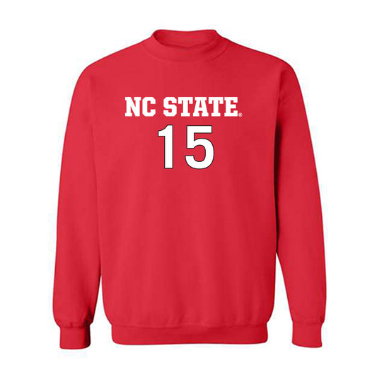 NC State - NCAA Women's Soccer : Daisy Duda - Replica Shersey Crewneck Sweatshirt-0