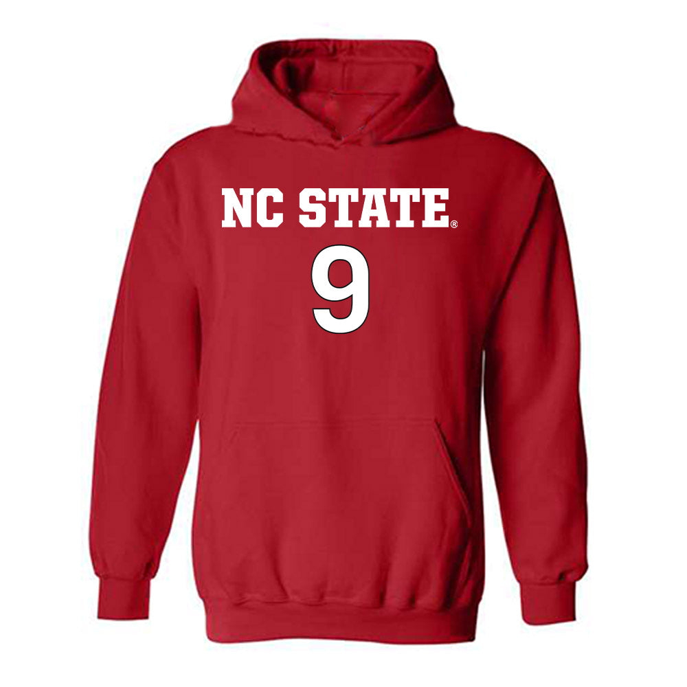NC State - NCAA Women's Soccer : Madison Casteen - Replica Shersey Hooded Sweatshirt-0