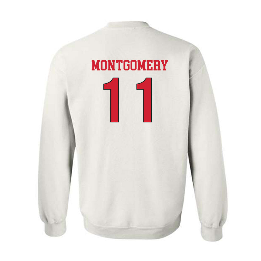 NC State - NCAA Women's Soccer : Carly Montgomery - Replica Shersey Crewneck Sweatshirt-1