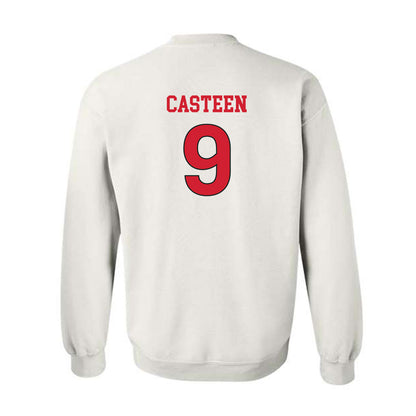 NC State - NCAA Women's Soccer : Madison Casteen - Replica Shersey Crewneck Sweatshirt-1