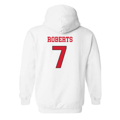 NC State - NCAA Women's Soccer : Erica Roberts - Replica Shersey Hooded Sweatshirt-1