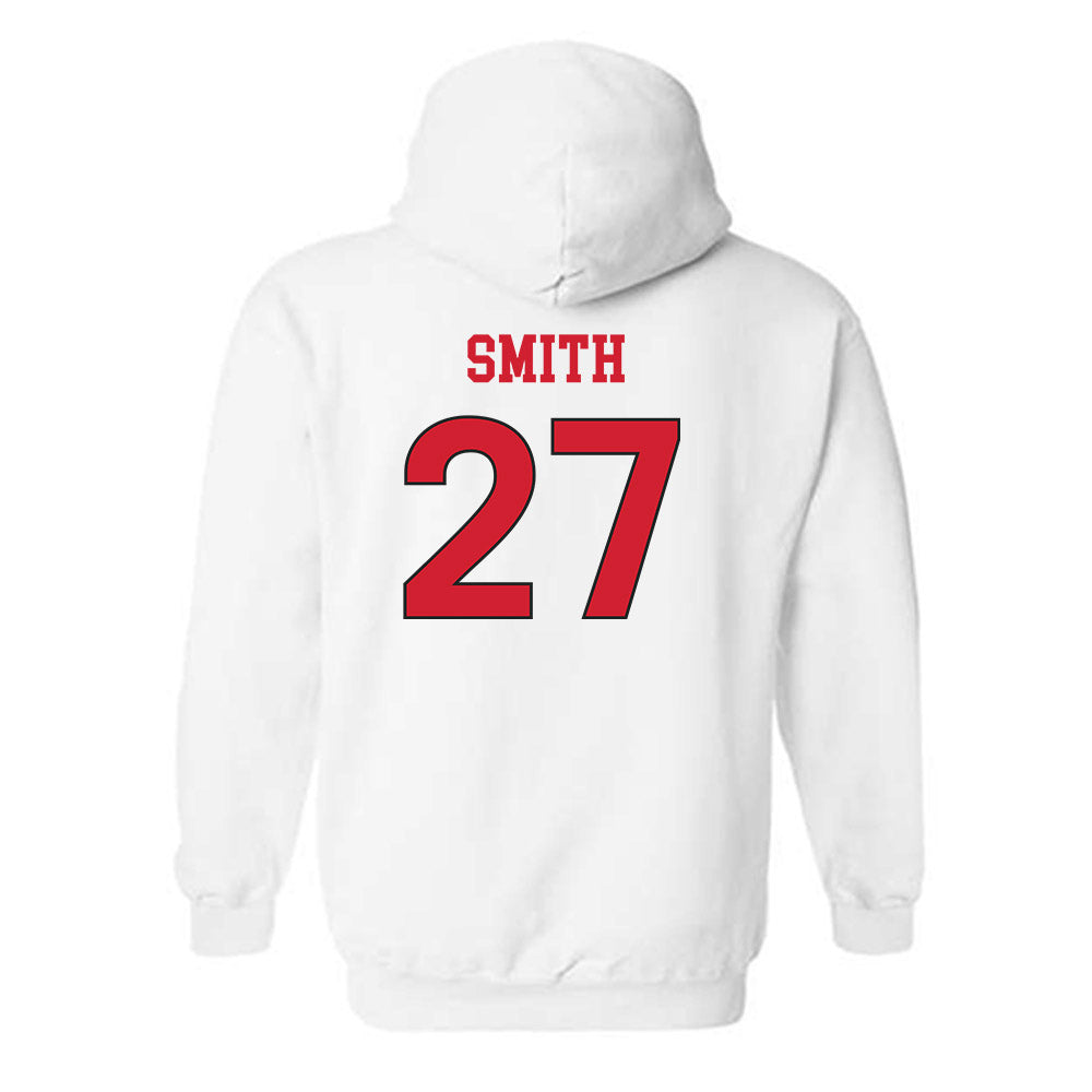 NC State - NCAA Women's Soccer : Mackenzie Smith - Replica Shersey Hooded Sweatshirt-1