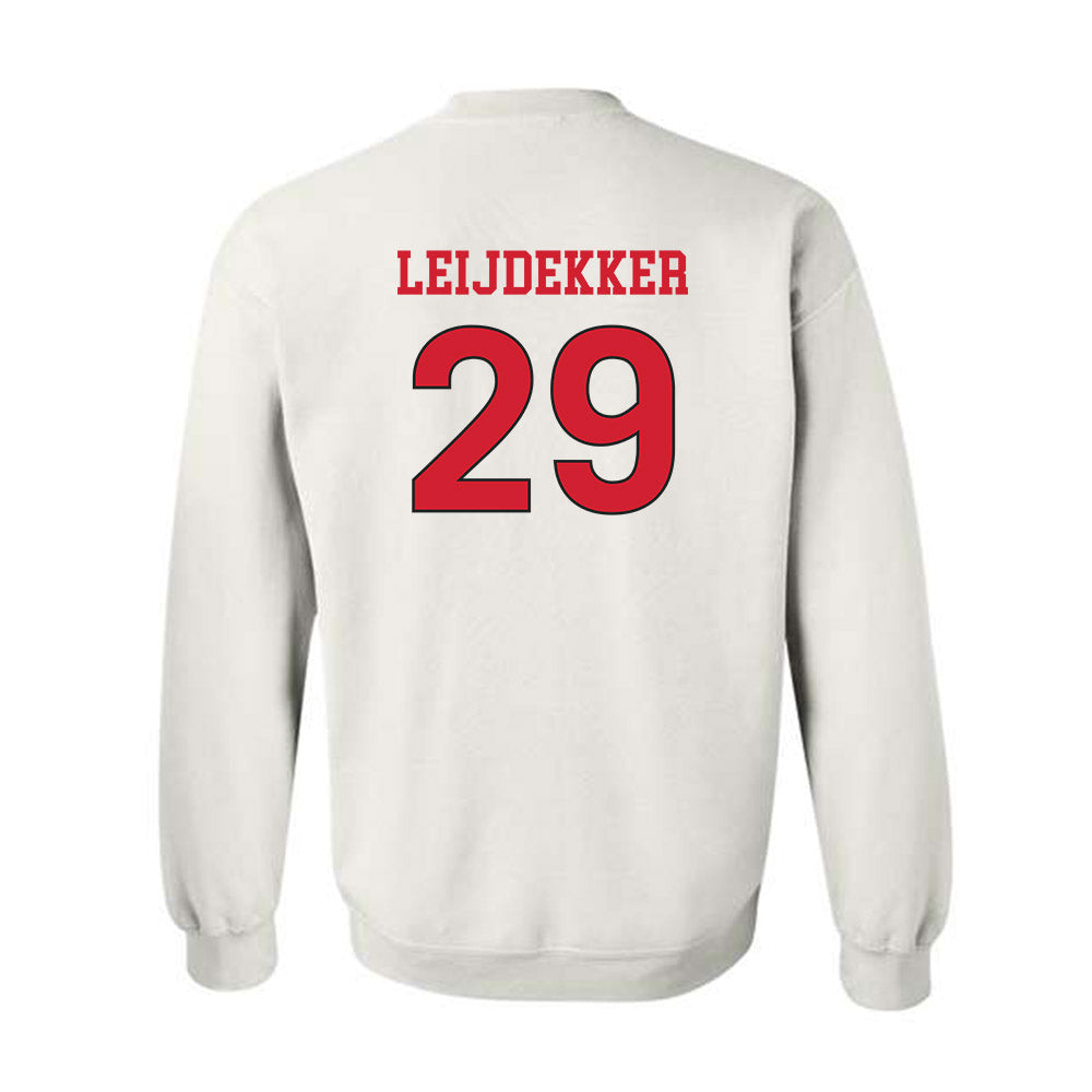 NC State - NCAA Women's Soccer : Fien Leijdekker - Replica Shersey Crewneck Sweatshirt-1