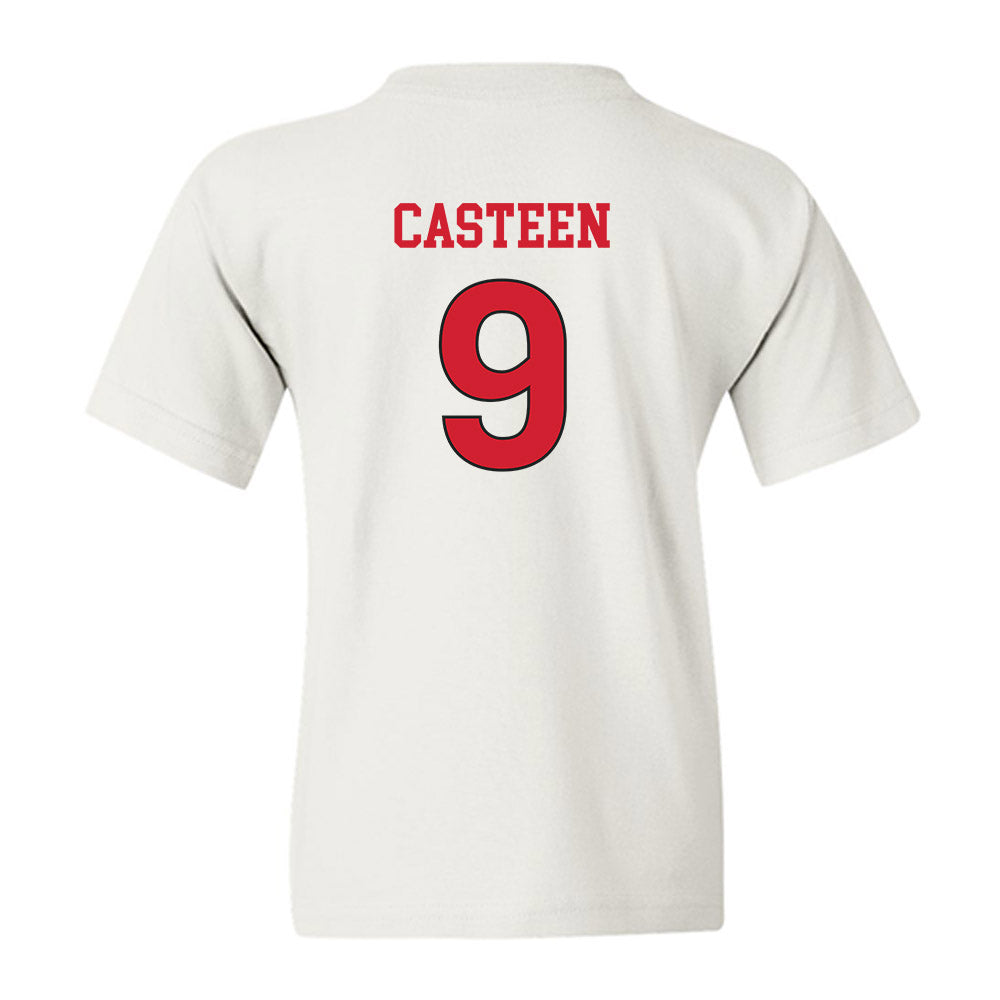 NC State - NCAA Women's Soccer : Madison Casteen - Replica Shersey Youth T-Shirt-1