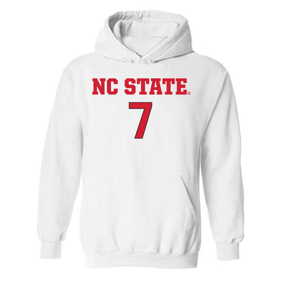 NC State - NCAA Women's Soccer : Erica Roberts - Replica Shersey Hooded Sweatshirt-0
