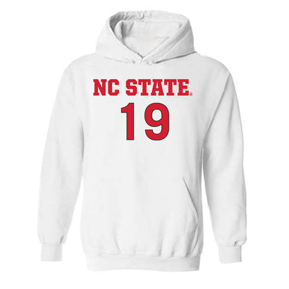 NC State - NCAA Women's Soccer : Chloe Stanley - Replica Shersey Hooded Sweatshirt-0