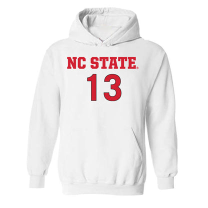NC State - NCAA Women's Soccer : Jade Bordeleau - Replica Shersey Hooded Sweatshirt-0