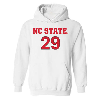 NC State - NCAA Women's Soccer : Fien Leijdekker - Replica Shersey Hooded Sweatshirt-0