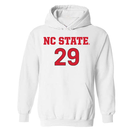NC State - NCAA Women's Soccer : Fien Leijdekker - Replica Shersey Hooded Sweatshirt-0