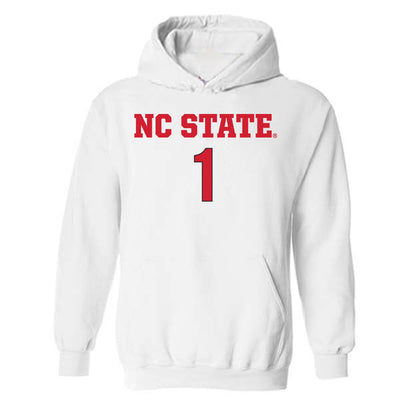 NC State - NCAA Women's Soccer : Riley Pickels - Replica Shersey Hooded Sweatshirt-0