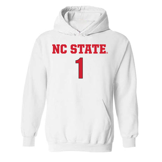NC State - NCAA Women's Soccer : Riley Pickels - Replica Shersey Hooded Sweatshirt-0