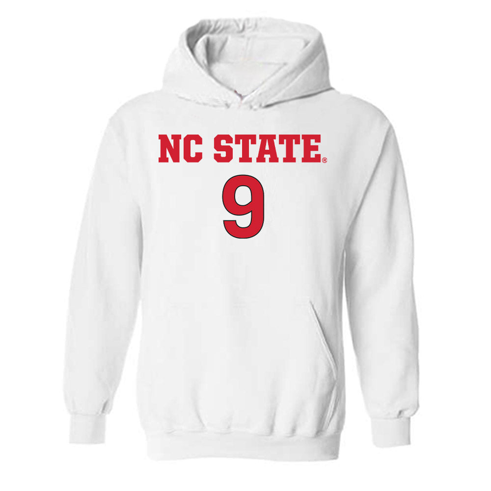 NC State - NCAA Women's Soccer : Madison Casteen - Replica Shersey Hooded Sweatshirt-0