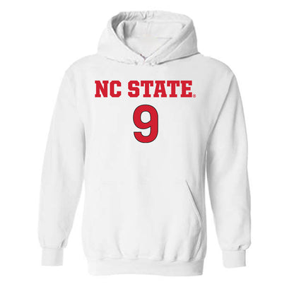 NC State - NCAA Women's Soccer : Madison Casteen - Replica Shersey Hooded Sweatshirt-0