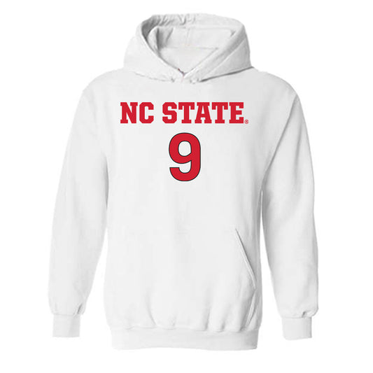 NC State - NCAA Women's Soccer : Madison Casteen - Replica Shersey Hooded Sweatshirt-0