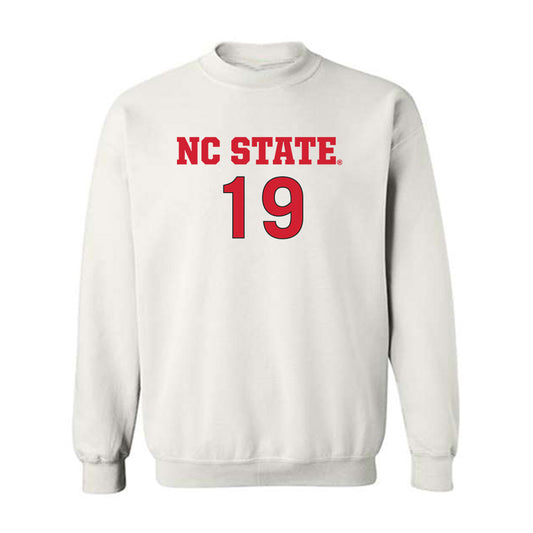 NC State - NCAA Women's Soccer : Chloe Stanley - Replica Shersey Crewneck Sweatshirt-0
