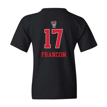NC State - NCAA Women's Volleyball : Talia Francom - Replica Shersey Youth T-Shirt-1