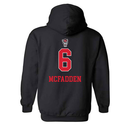NC State - NCAA Women's Volleyball : Hailey McFadden - Replica Shersey Hooded Sweatshirt-1