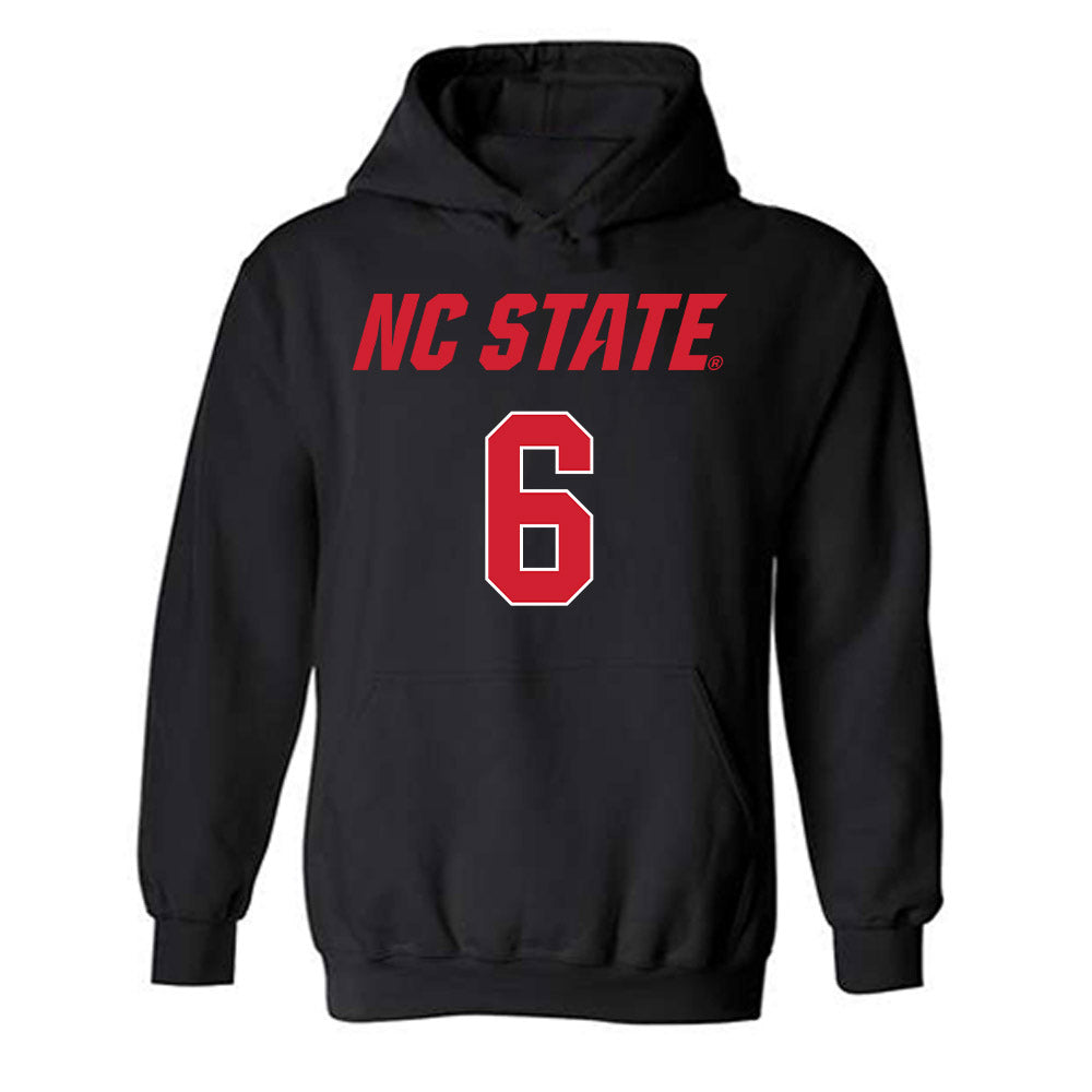 NC State - NCAA Women's Volleyball : Hailey McFadden - Replica Shersey Hooded Sweatshirt-0