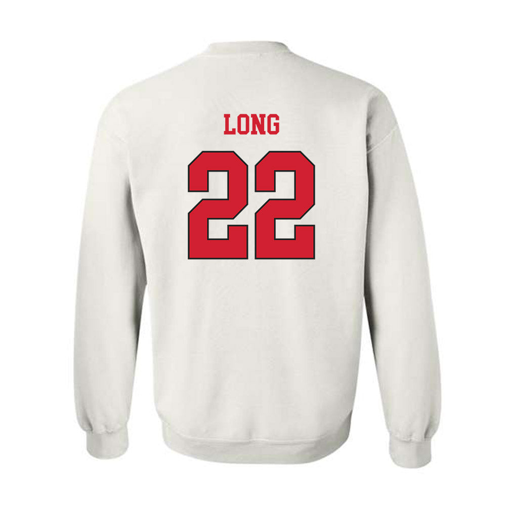 NC State - NCAA Women's Volleyball : Eva Long - Replica Shersey Crewneck Sweatshirt-1