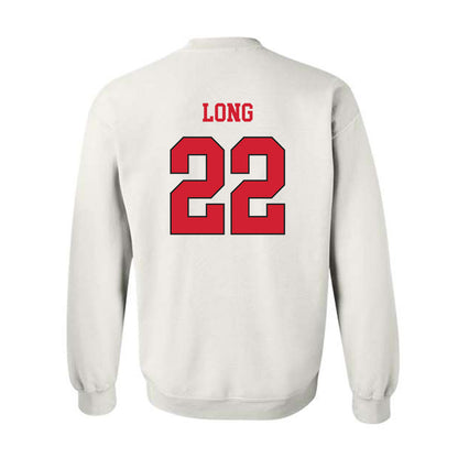 NC State - NCAA Women's Volleyball : Eva Long - Replica Shersey Crewneck Sweatshirt-1