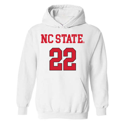 NC State - NCAA Women's Volleyball : Eva Long - Replica Shersey Hooded Sweatshirt-0