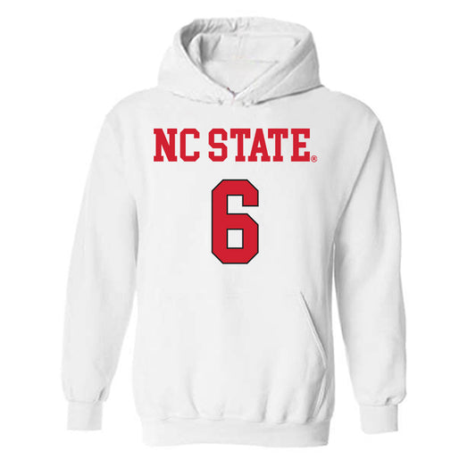 NC State - NCAA Women's Volleyball : Hailey McFadden - Replica Shersey Hooded Sweatshirt-0
